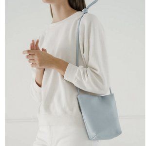 BAGGU leather crossbody purse bag - new - blue